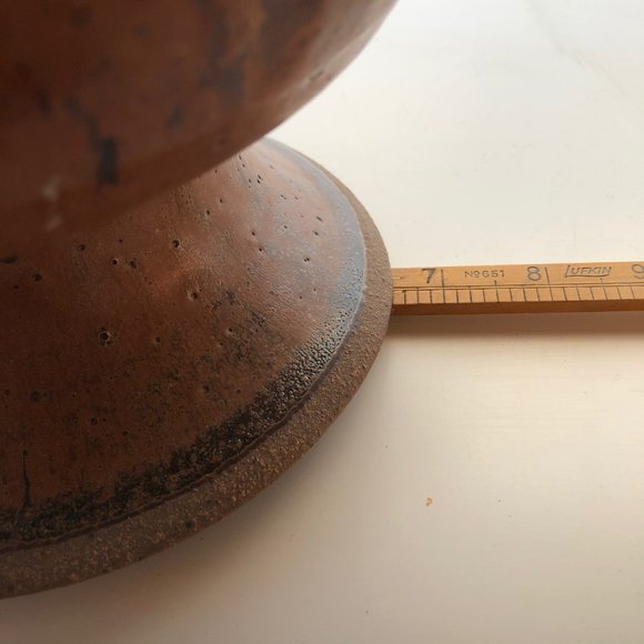 VINTAGE 70s STUDIO POTTERY LARGE SOUP TUREEN MCM - Picture 9 of 10